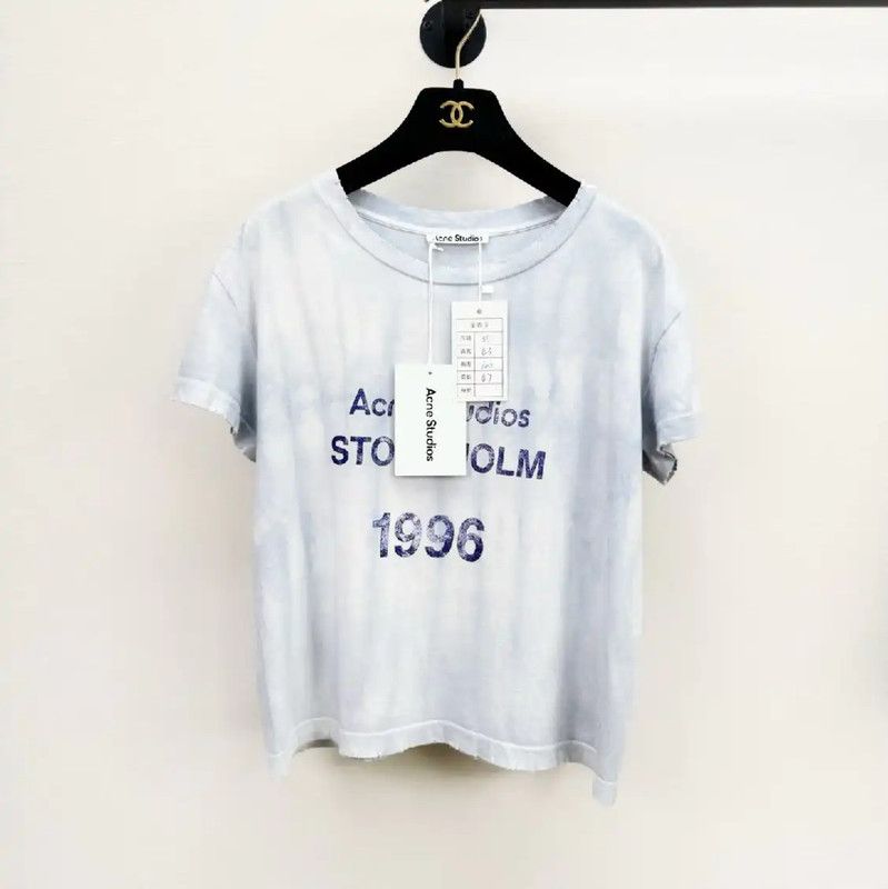 Acne Studios Acne Studios Purple Summer Short Sleeve T-Shirt Size XS / US 0-2 / IT 36-38 - 1 Thumbnail