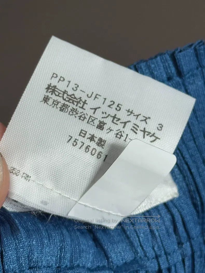 Issey Miyake Issey Miyake size:3 Purple and Green Color Block Horizonta Size 22" - 4 Thumbnail