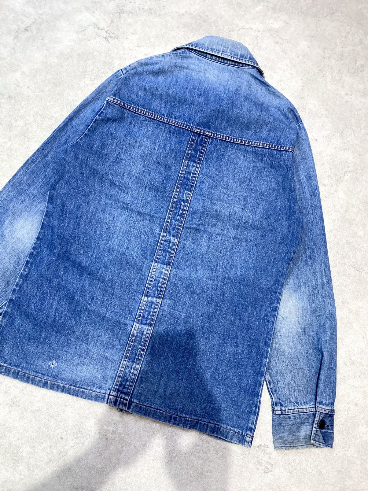 Levi's Vintage 70s Levis Panatela Orange Tab Denim Outershirt Size US M / EU 48-50 / 2 - 8 Thumbnail