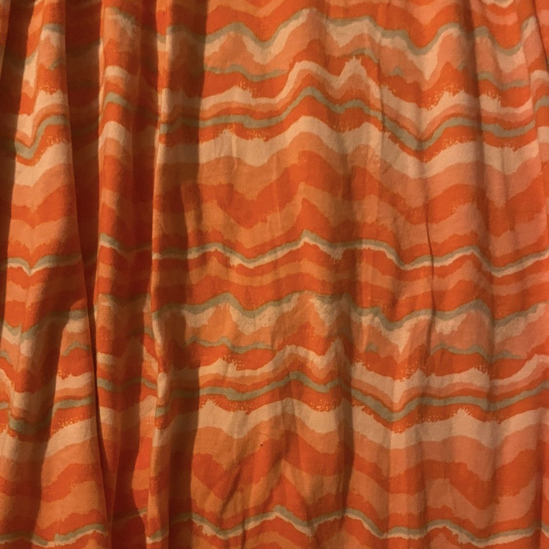 Other Orange print empire waist maxi dress with adjustable straps Size XL / US 12-14 / IT 48-50 - 3 Thumbnail