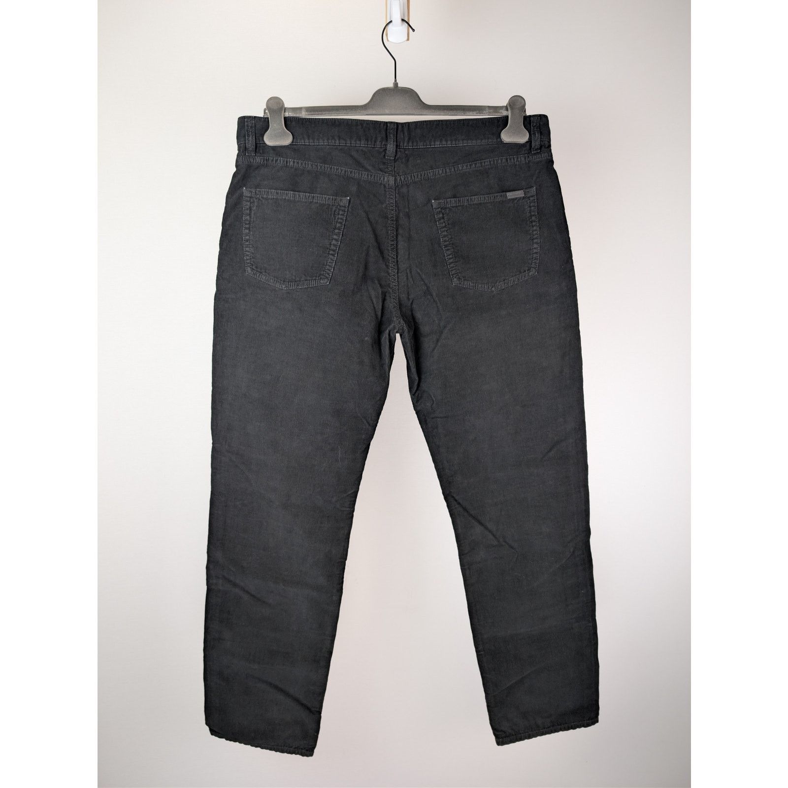Saint Laurent Paris o1rshd1 Relaxed Straight Corduroy Denim Jeans Spring Black Size US 36 / EU 52 - 10 Thumbnail
