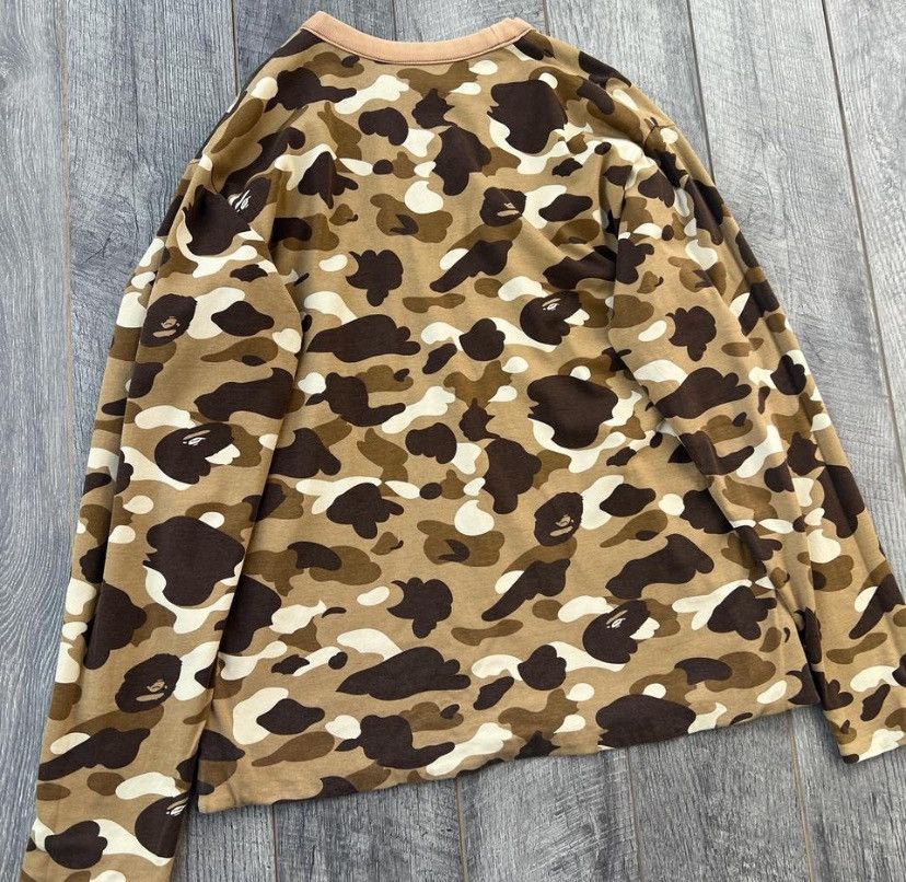 Bape Reversible Beige Camo Bape x Busy Works Long Sleeve Size US L / EU 52-54 / 3 - 2 Thumbnail