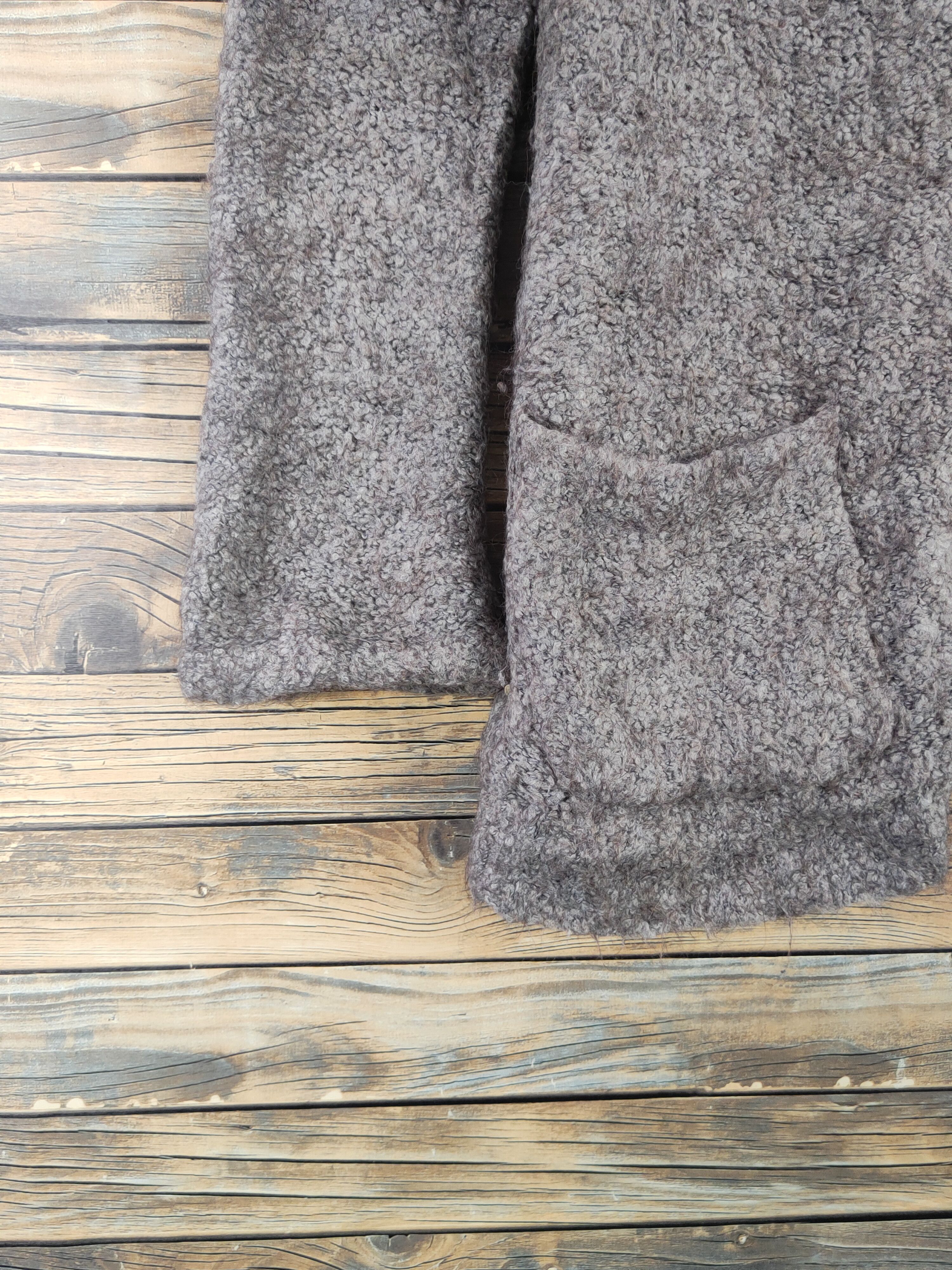 Japanese Brand Jeune Brown Knitwear Wool Cardigan #W2129 Size M / US 6-8 / IT 42-44 - 4 Thumbnail