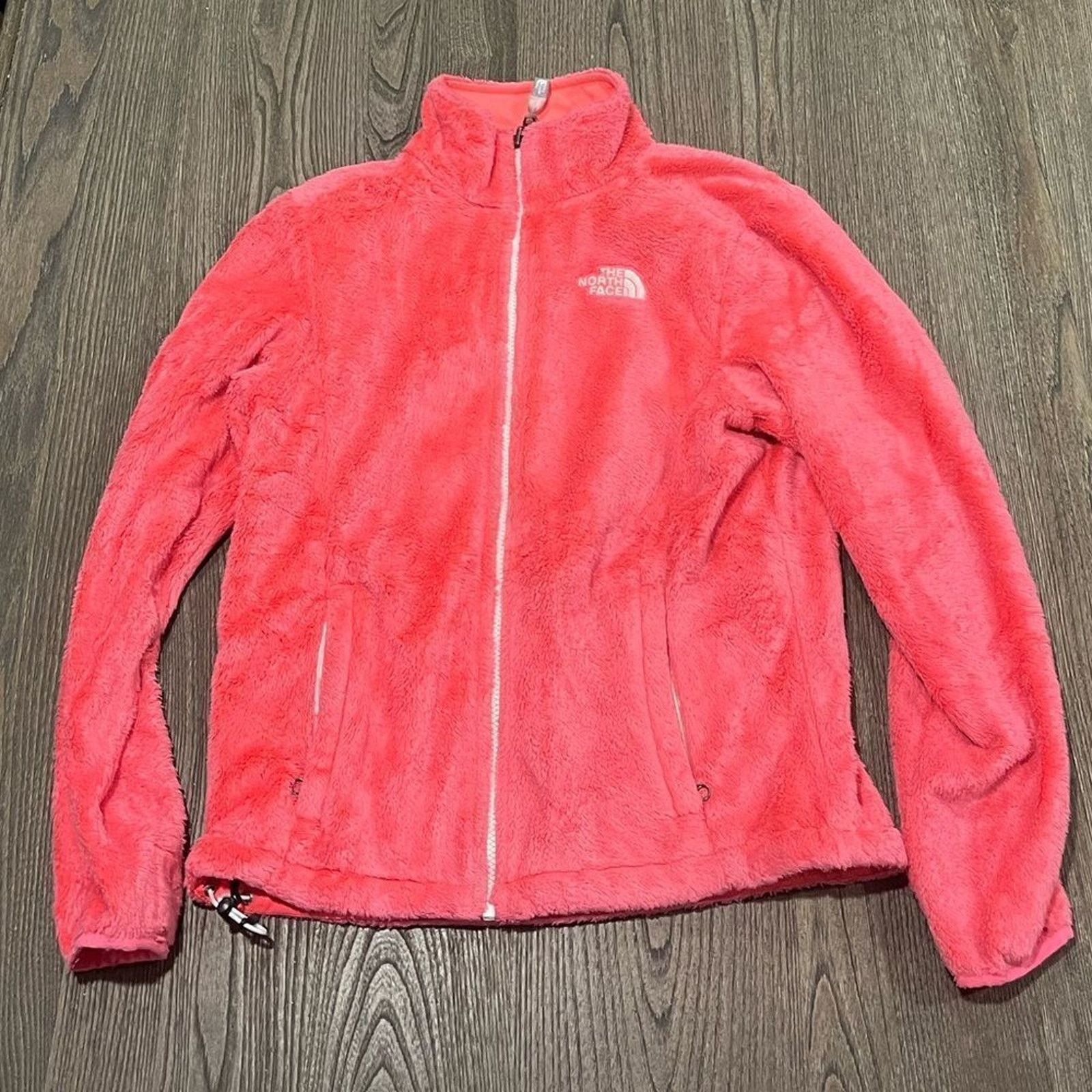 The North Face The North Face Bright Pink White Teddy Bear Jacket Size S Size S / US 4 / IT 40 - 1 Thumbnail