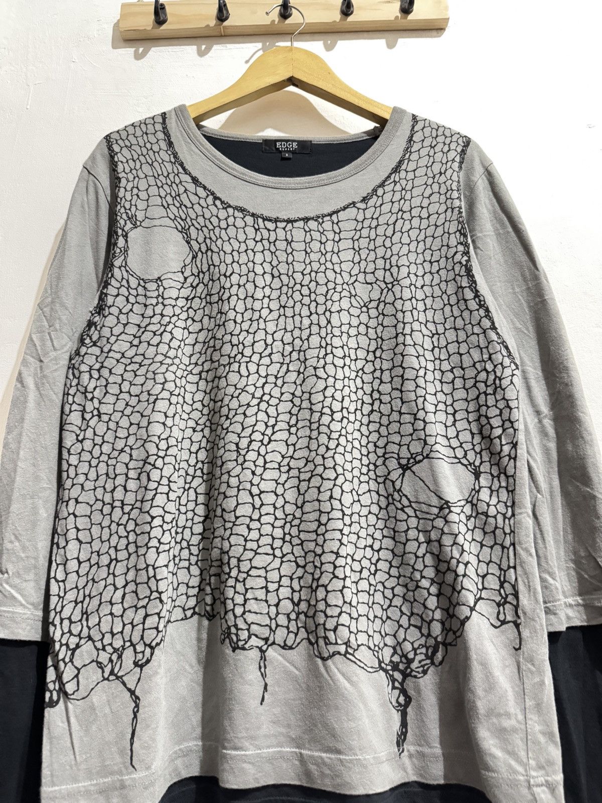 14th Addiction × Hysteric Glamour × If Six Was Nine Y2k Edge rupert mesh 2 layer ifsixwasnine long sleeve Size US L / EU 52-54 / 3 - 2 Thumbnail