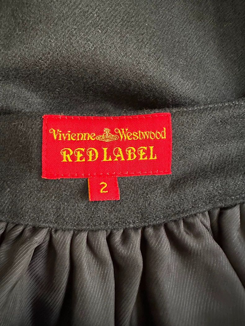 Vivienne Westwood Vivienne Westwood size2 A black wool dress with double plea Size 27" / US 4 / IT 40 - 7 Thumbnail