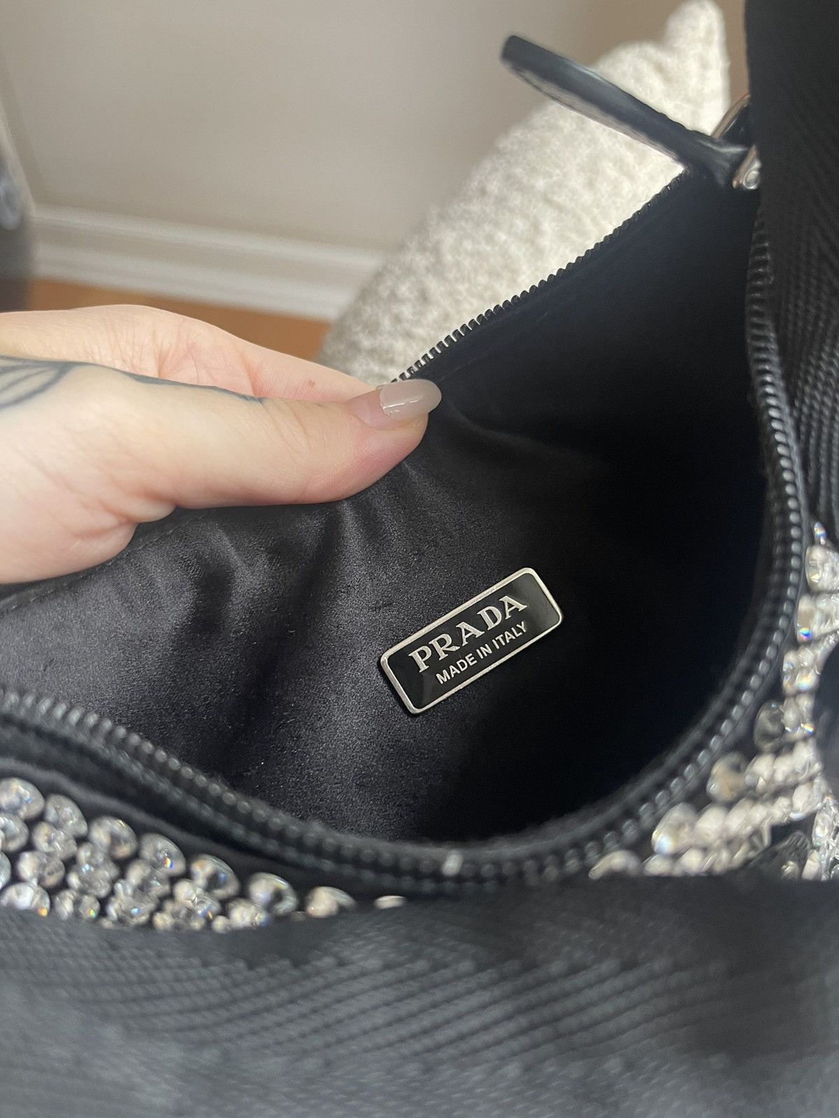 Prada Prada 2000 re-edition crystal handbag Size ONE SIZE - 7 Thumbnail