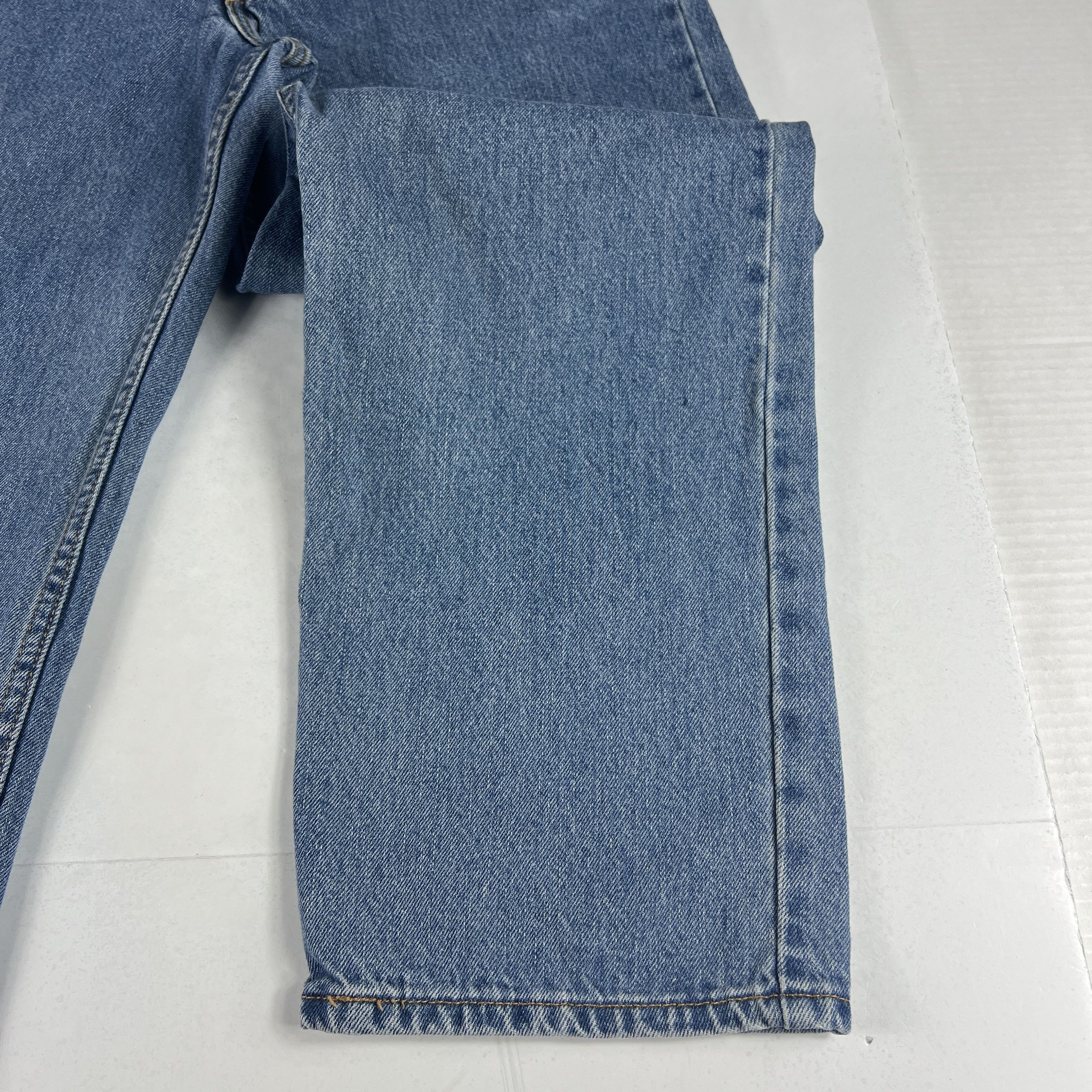 Levi's × Vintage Y2K Levi's Jeans 550 Relaxed Blue Faded Cotton Denim Size US 34 / EU 50 - 5 Thumbnail