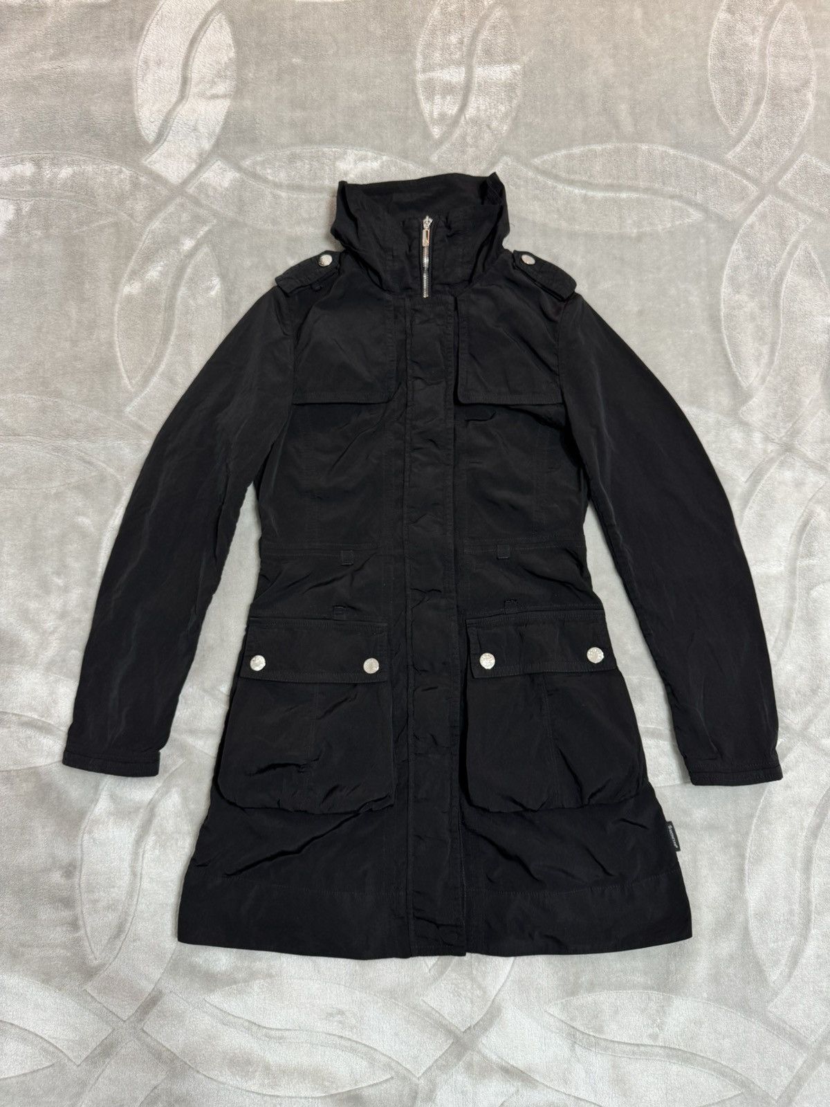 Moncler Jocelyn Windstopper 1/S Vintage Light Long Jacket