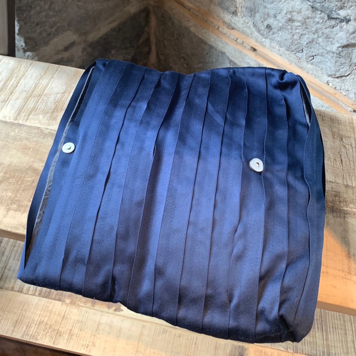 Lanvin Lanvin Navy Ribbon Flap Clutch Size ONE SIZE - 9 Thumbnail