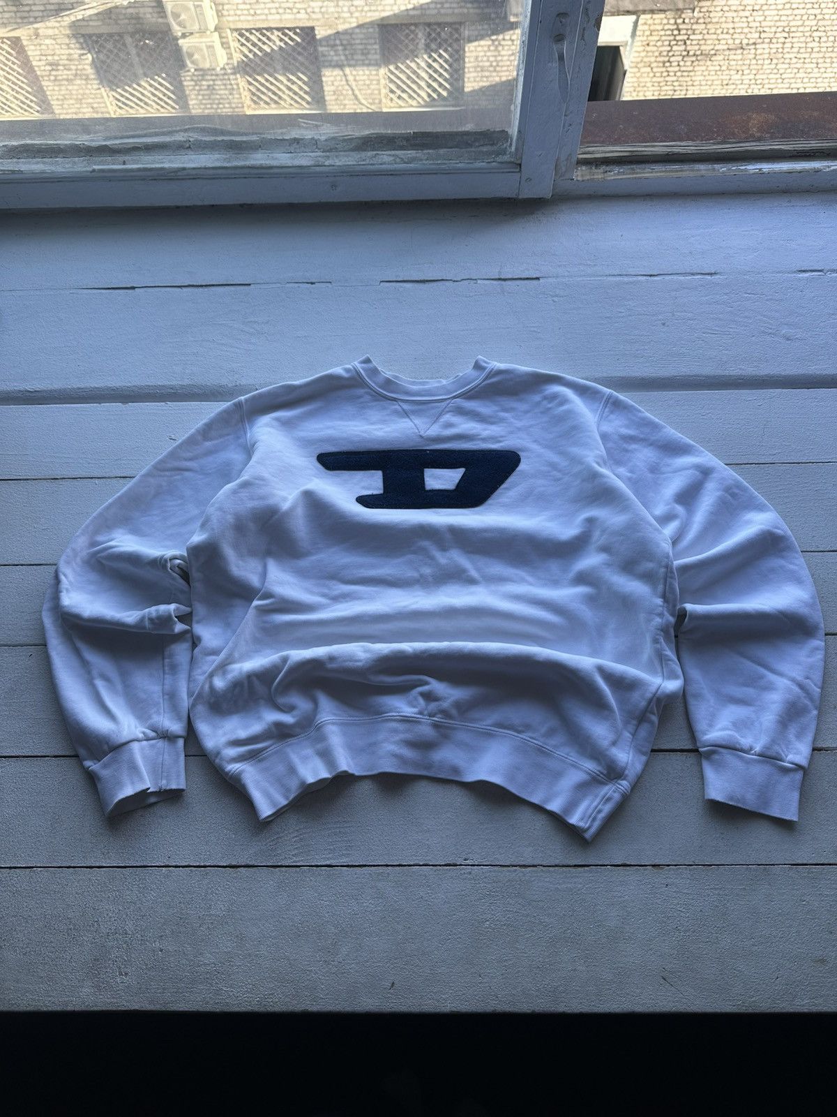 Diesel 🚨DIESEL HYPE D LOGO SWEATSHIRT BOXY FIT BIG LOGO RARE Size US XL / EU 56 / 4 - 1 Thumbnail