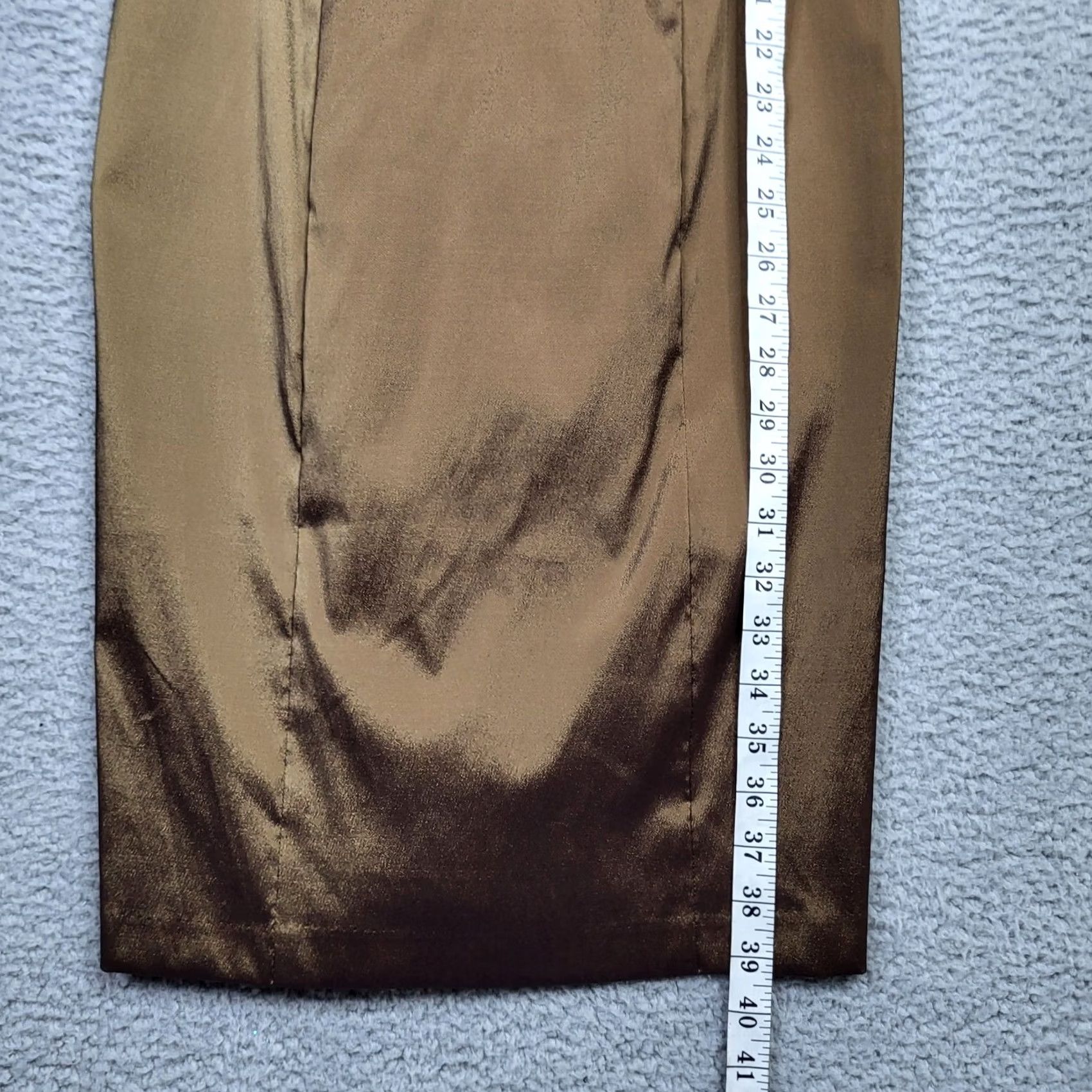 Vintage JS Collections Women's A-Line Dress Brown 8 Ruffle Sleeveless Round Neck Casual Vintage? No (Adult) Mens? Womens? Size M / US 6-8 / IT 42-44 - 6 Thumbnail