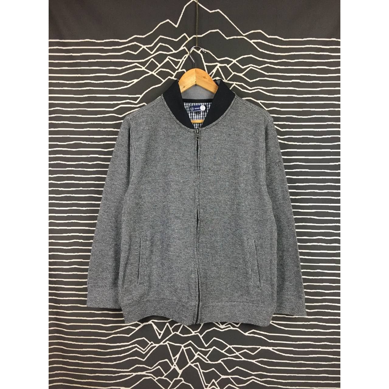 Sergio Tacchini × Vintage Vtg Sergio Tacchini Casual Wear Zipper Sweater Jacket Size US L / EU 52-54 / 3 - 2 Thumbnail