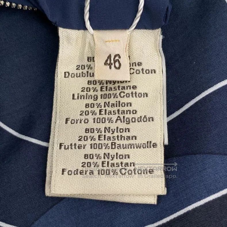 Hermes Hermes Blue Double-Sided Zip Jacket. Size US M / EU 48-50 / 2 - 8 Thumbnail