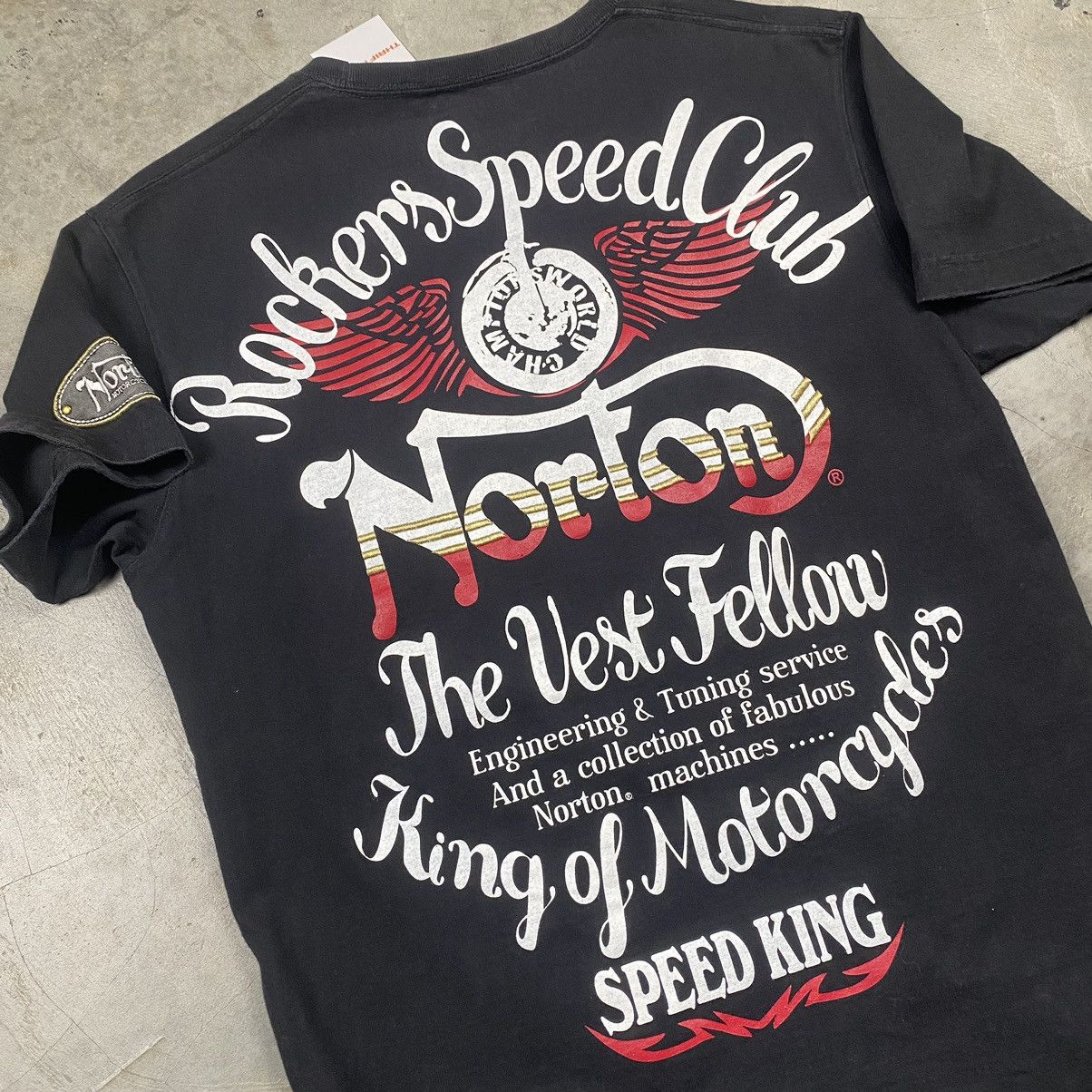Indian Motorcycle × Norton Norton Motorcycles Rockers Speed Club Tee Size US M / EU 48-50 / 2 - 5 Thumbnail