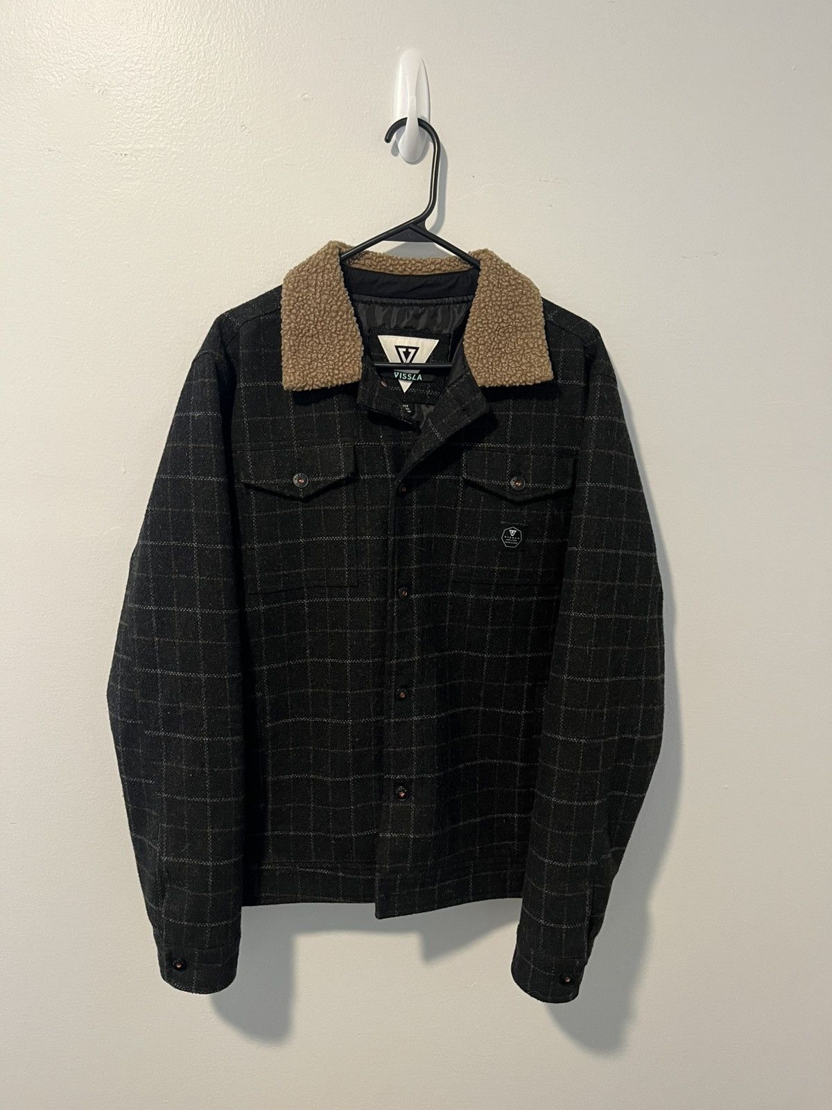 Vissla Vissla Black Plaid Jacket Size US L / EU 52-54 / 3 - 1 Thumbnail