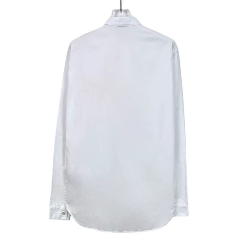 Dior Dior Size 38 White graffiti design cotton lapel long-sleeve Size US XXS / EU 40 - 2 Thumbnail