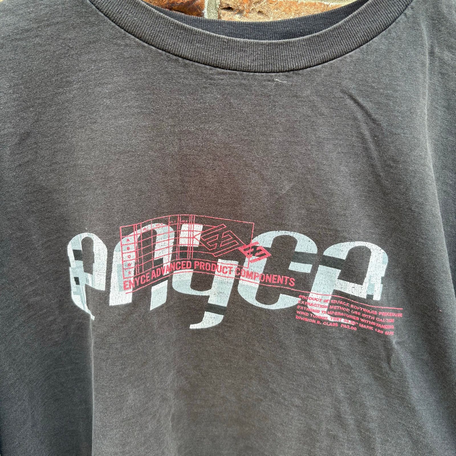 Enyce Vintage Baggy Black Y2K Eynce T-Shirt XXL Size US XXL / EU 58 / 5 - 5 Thumbnail
