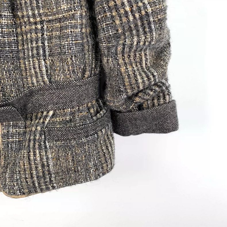 Louis Vuitton Louis Vuitton Brown plaid wool long sleeve jacket with bow Size XS / US 0-2 / IT 36-38 - 4 Thumbnail