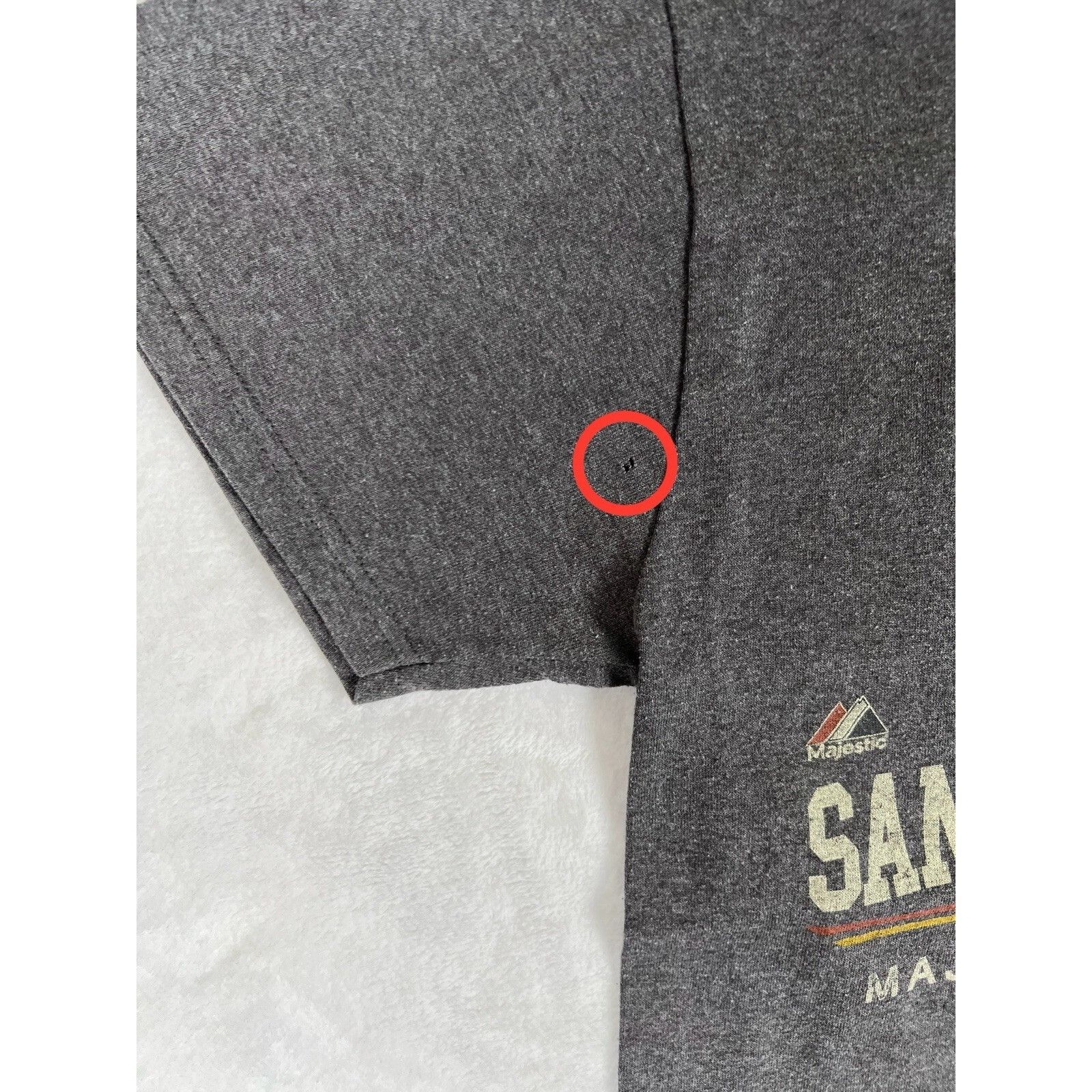 Majestic San Francisco Giants T-Shirt Size Medium Majestic Gray Graph Size US M / EU 48-50 / 2 - 3 Thumbnail