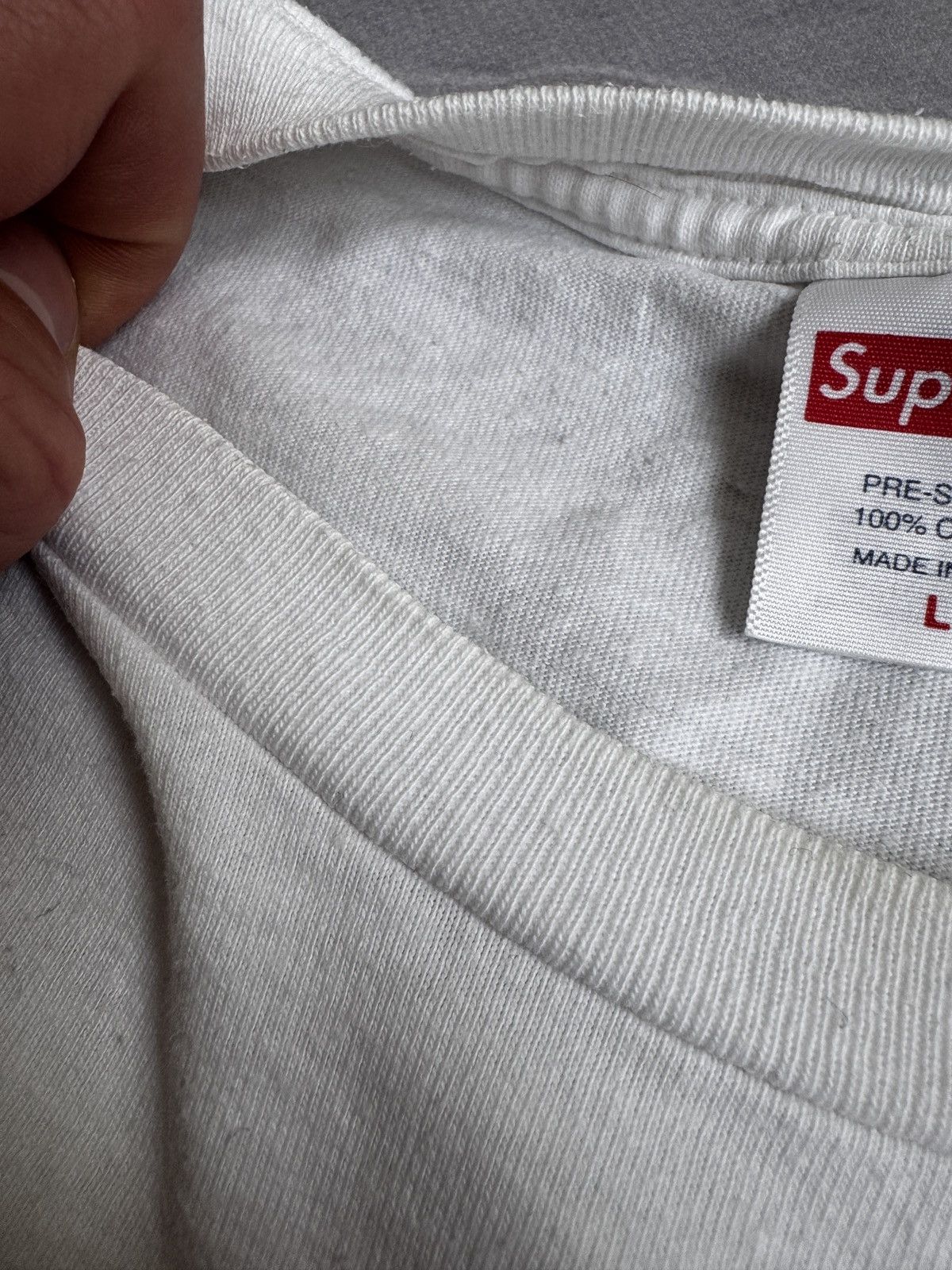 Supreme Supreme Reaper Tee White Large SS23 Size US L / EU 52-54 / 3 - 6 Thumbnail
