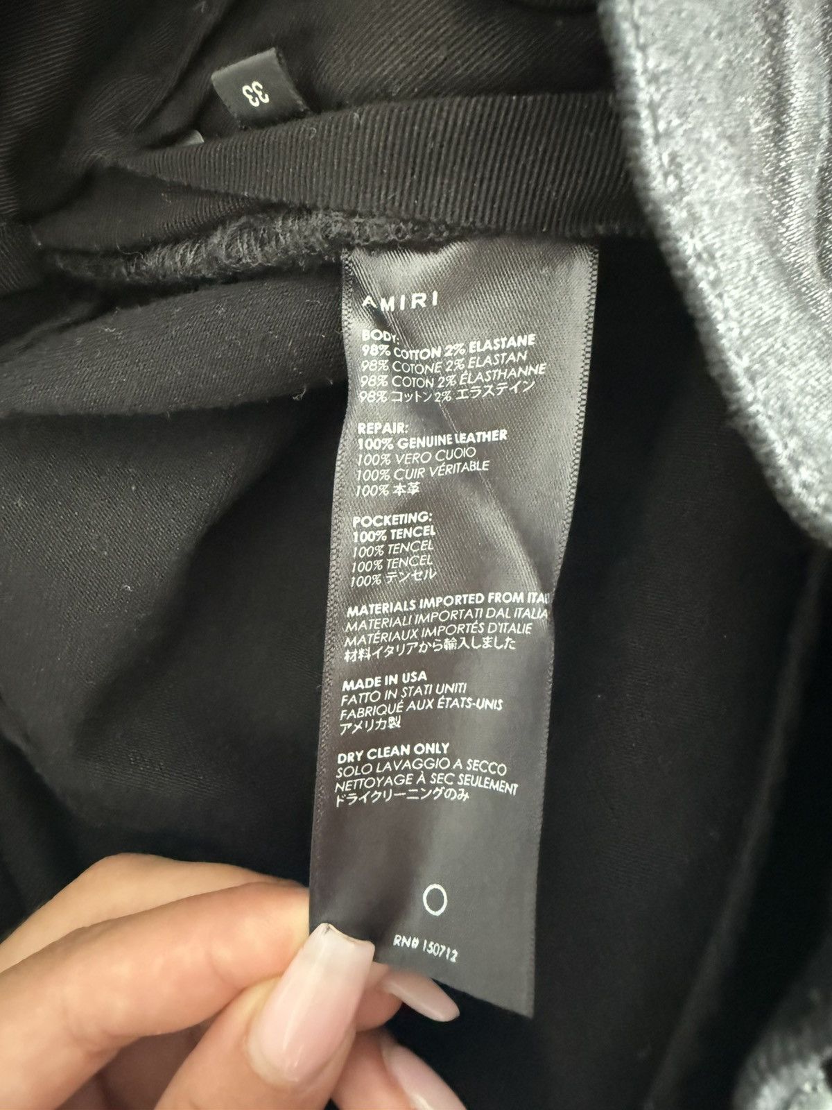 Amiri Mike Amiri AW16 OG Snakeskin Black Size US 33 - 4 Thumbnail