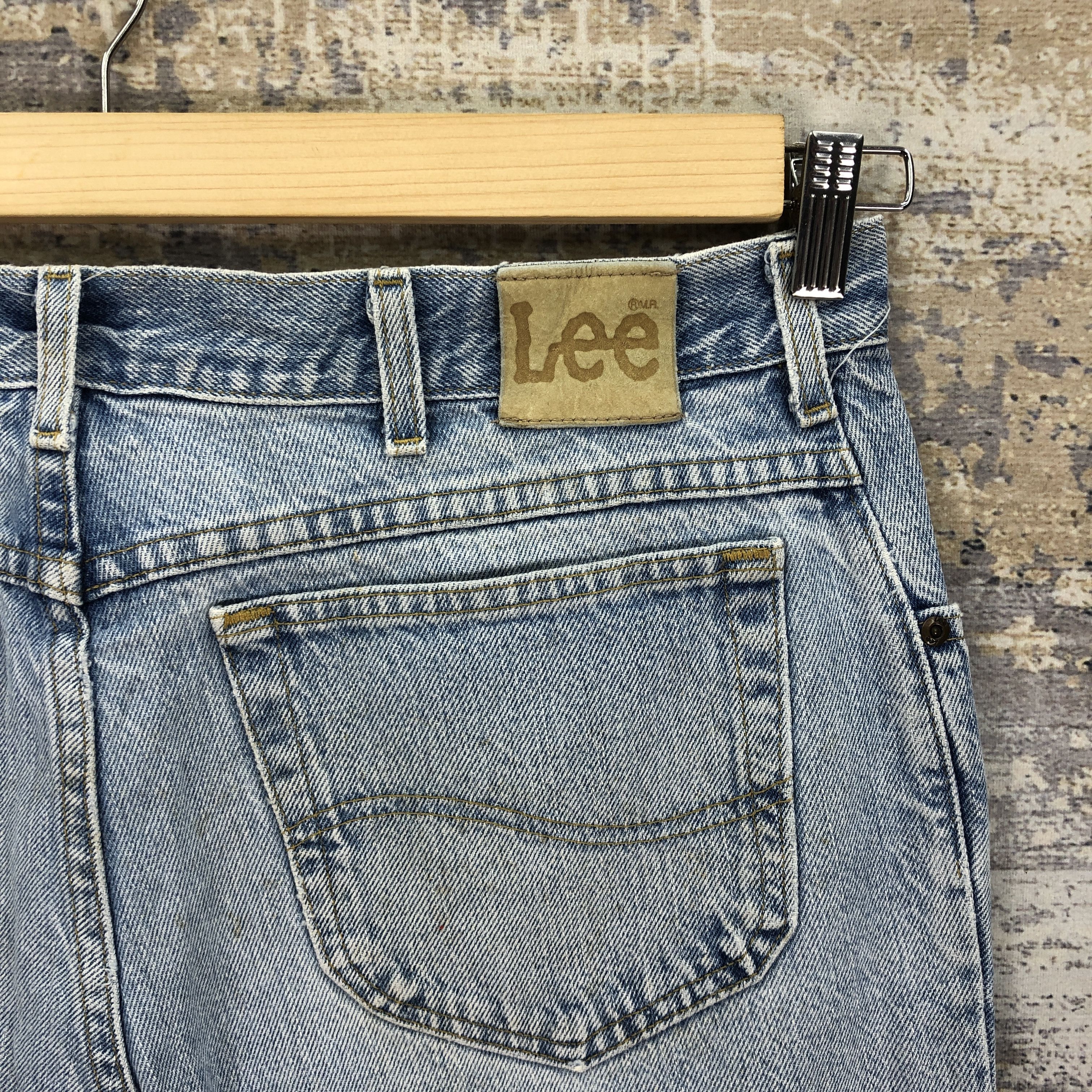 Lee Vintage 90s Lee Faded Light Wash Jeans Stonewash Denim Pants Size US 36 / EU 52 - 5 Thumbnail