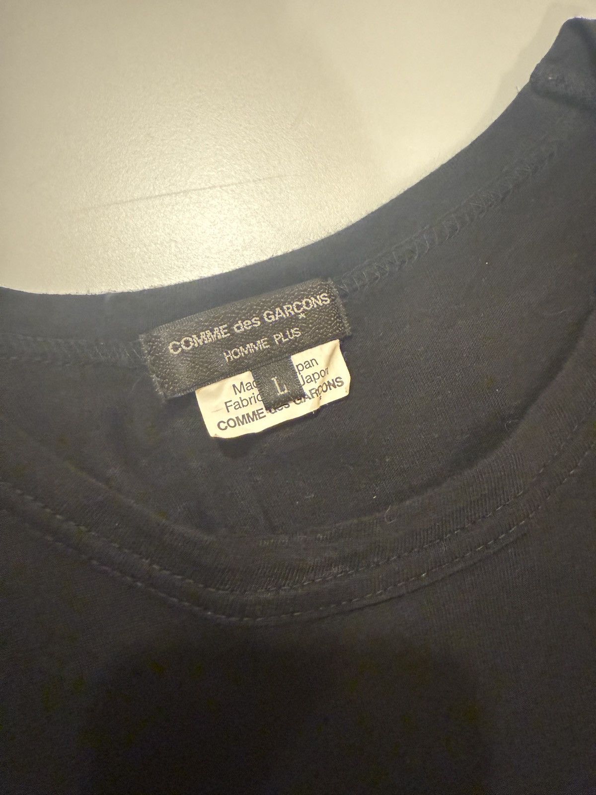 Comme des Garcons Homme Plus Rose-embroidered T-Shirt SS22 Size US L / EU 52-54 / 3 - 3 Thumbnail