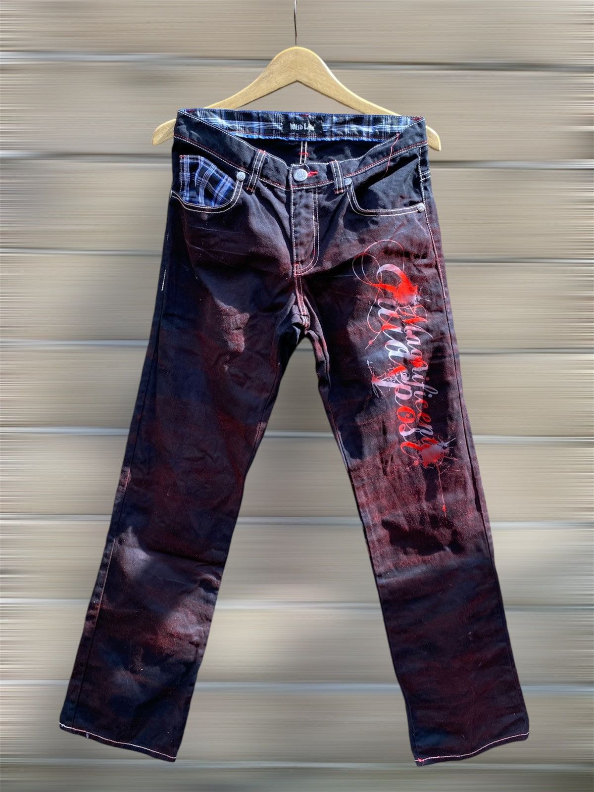 If Six Was Nine × Japanese Brand × Le Grande Bleu (L.G.B.) Japanese Wild Life painter jeans Size US 31 - 1 Thumbnail