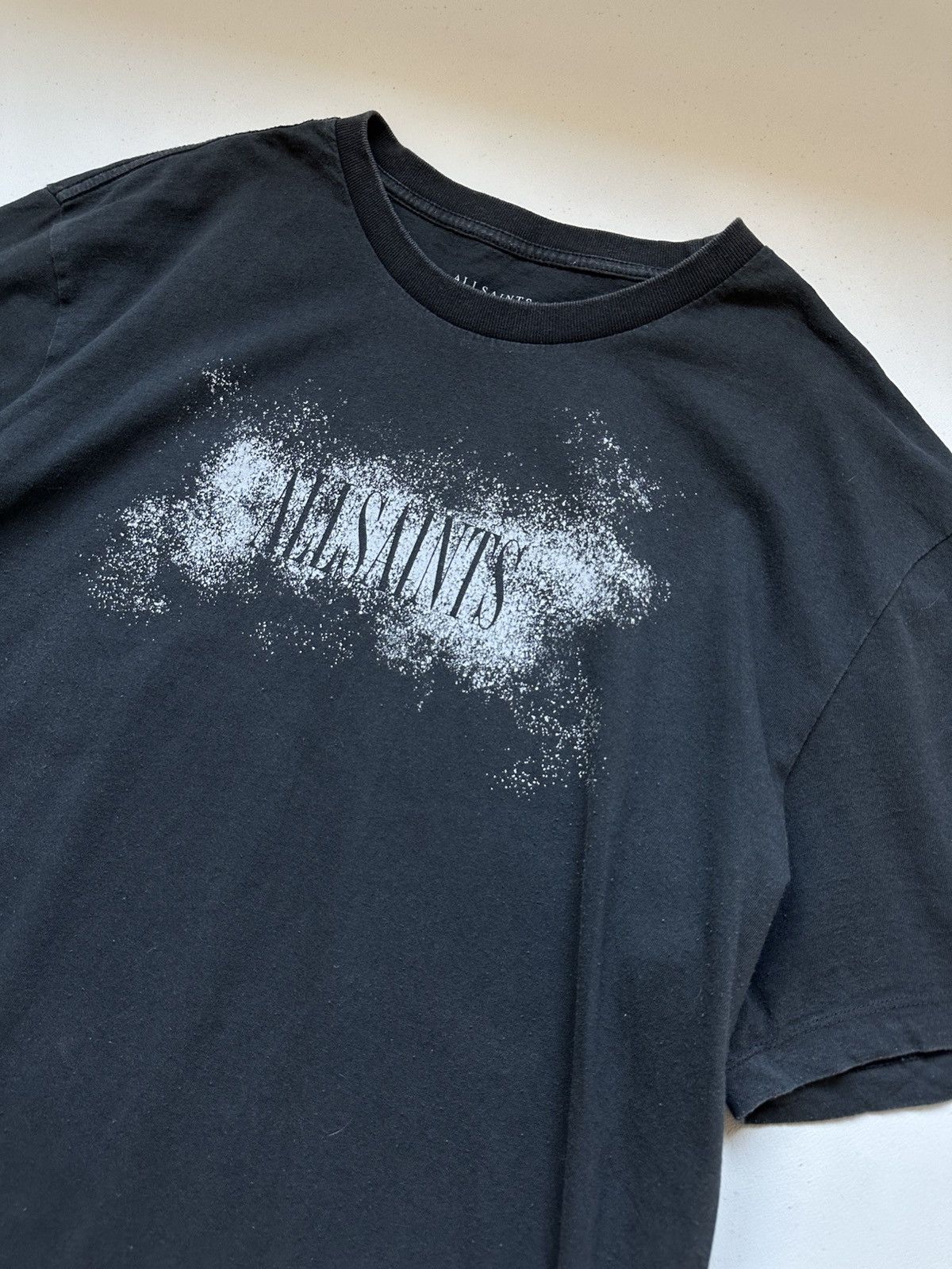 Allsaints AllSaints Shadow Stapm Box Logo Tee Size US M / EU 48-50 / 2 - 6 Thumbnail