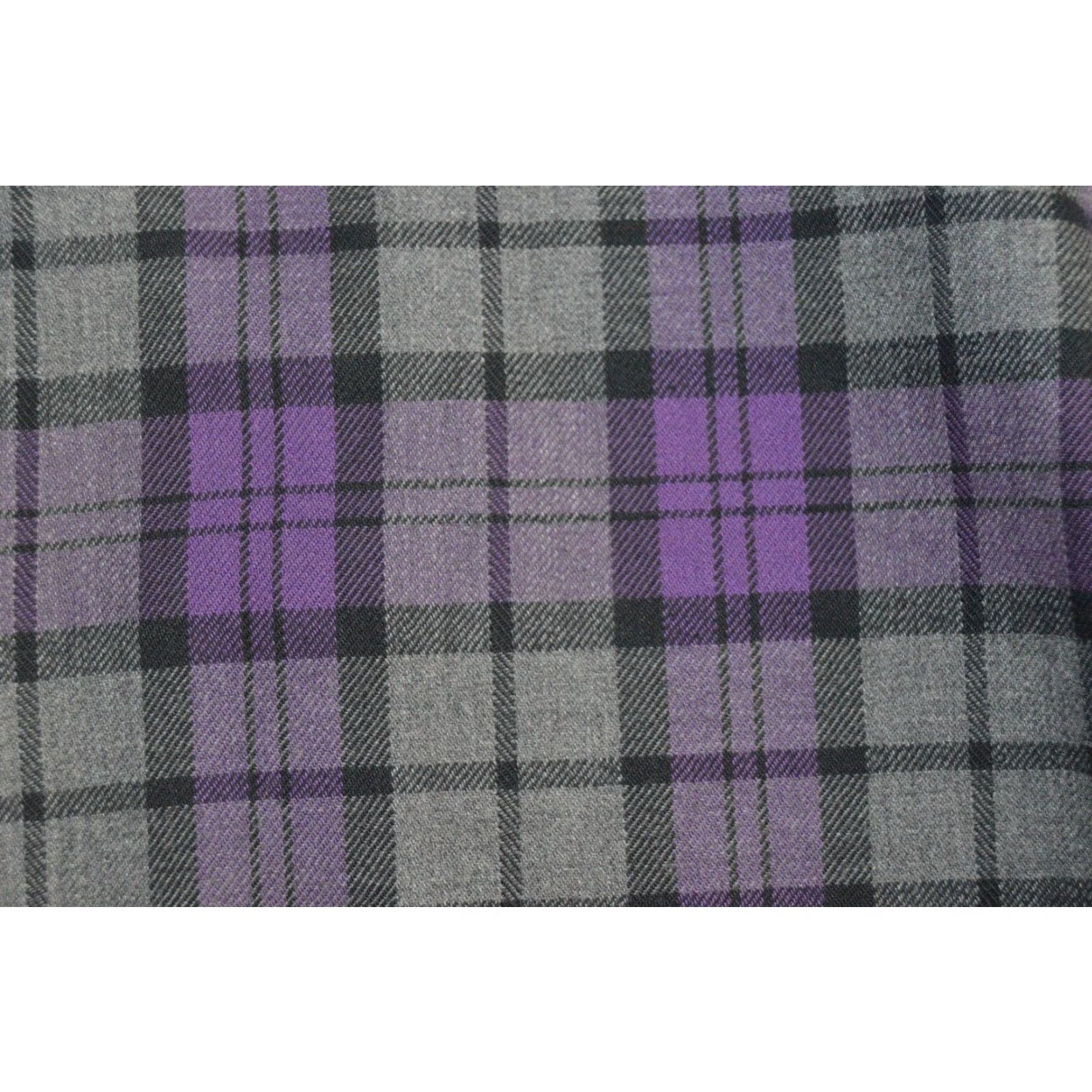 Banana Republic Banana Republic Shirt Men S Purple Gray Plaid Flannel Button-Up Casual Professional Workwear Size US S / EU 44-46 / 1 - 4 Thumbnail