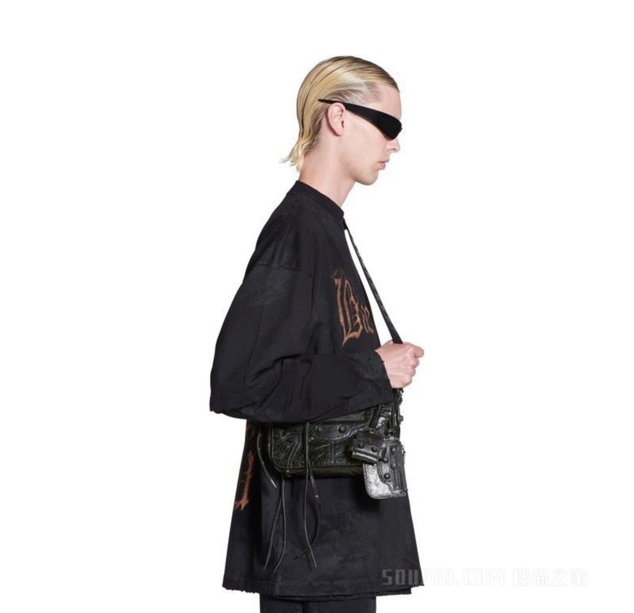 Balenciaga Balenciaga Men’s Le Cagole Flap Bag XS Size ONE SIZE - 14 Thumbnail