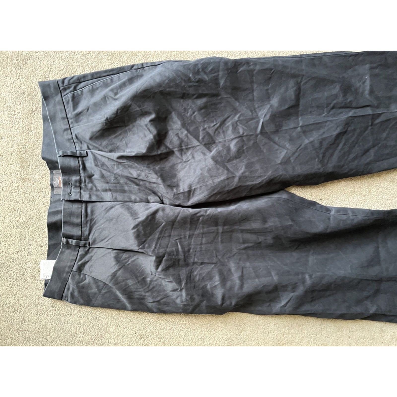Dockers DOCKERS Mens Pants Chino 38x30 D4 Relaxed Fit Dress Blue Navy Pleated 90s Mens Apparel Size US 38 / EU 54 - 4 Thumbnail