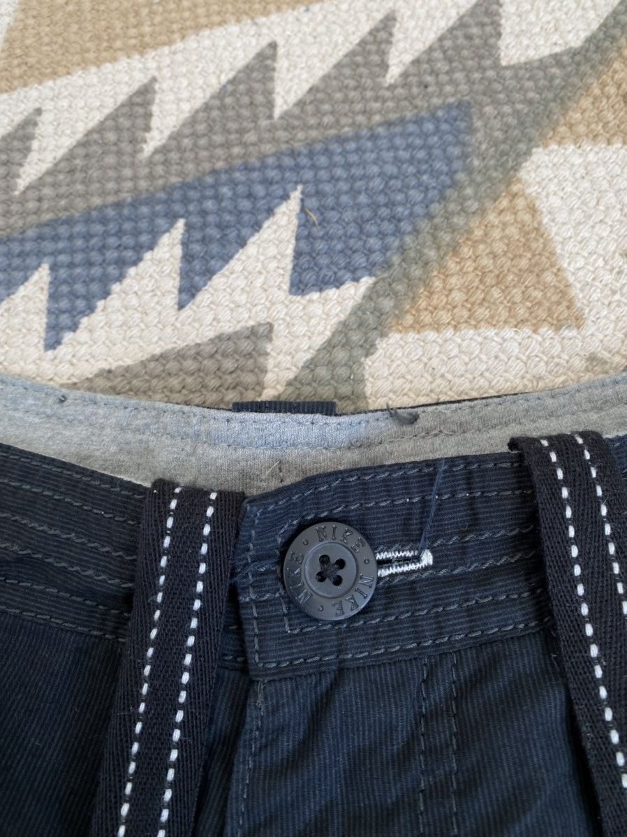 Nike Vtg Nike Cotton Embroidered Swoosh Cargo Shorts Size US 32 / EU 48 - 10 Thumbnail