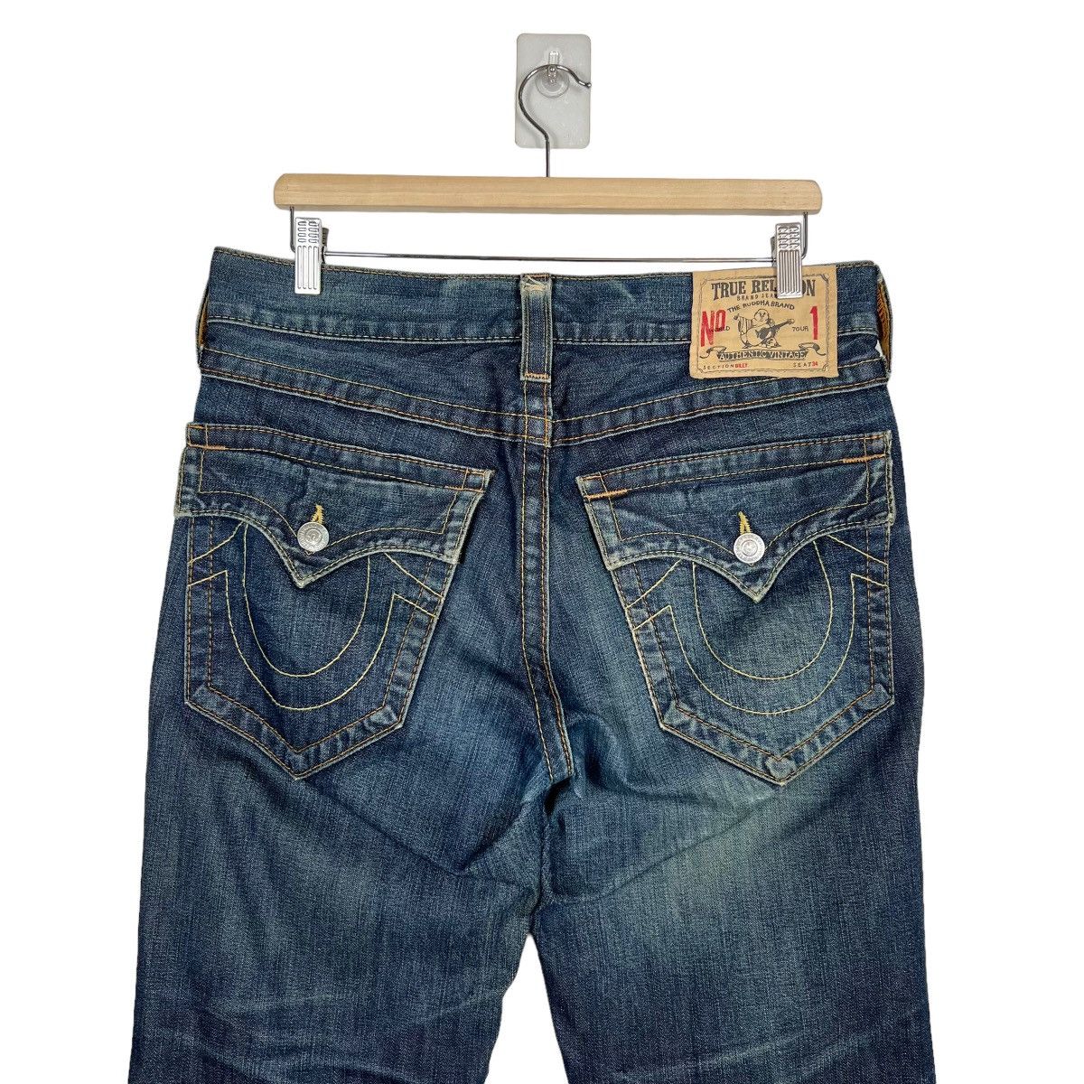 True Religion 🔥 TRUE RELIGION DENIM JEANS MADE IN USA Size US 33 - 8 Thumbnail