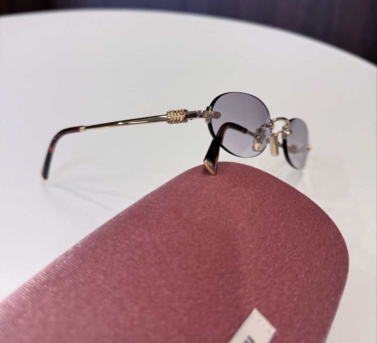 Miu Miu NEW Miu Miu sunglasses MU A54S 5AK04O Size ONE SIZE - 5 Thumbnail