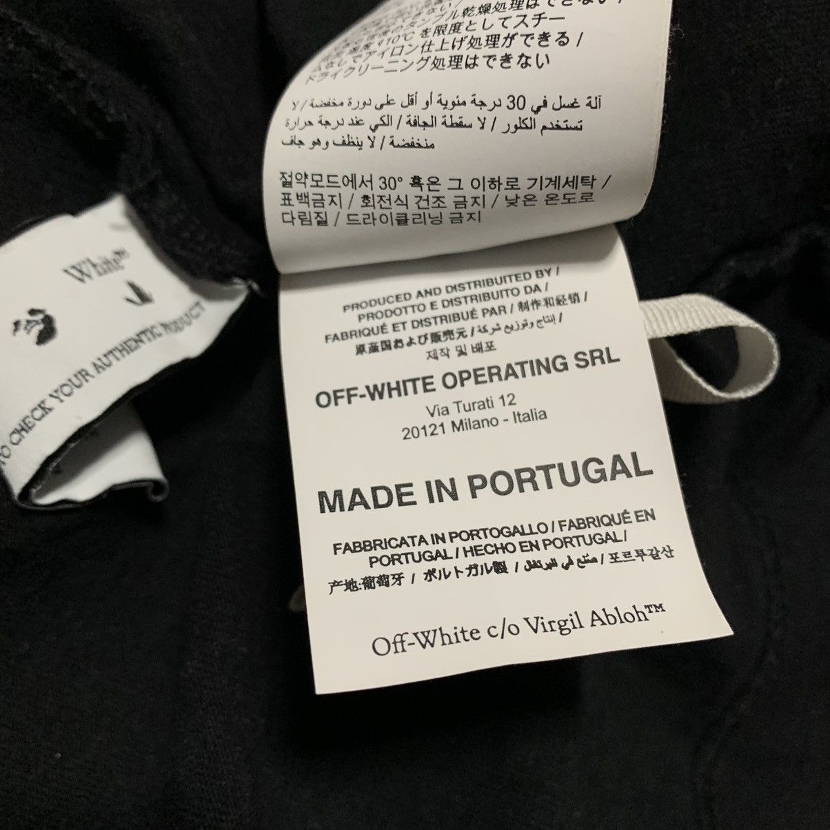 Off-White Off White Small Caravaggio Arrows Black Tee Virgil Abloh Size US S / EU 44-46 / 1 - 10 Thumbnail