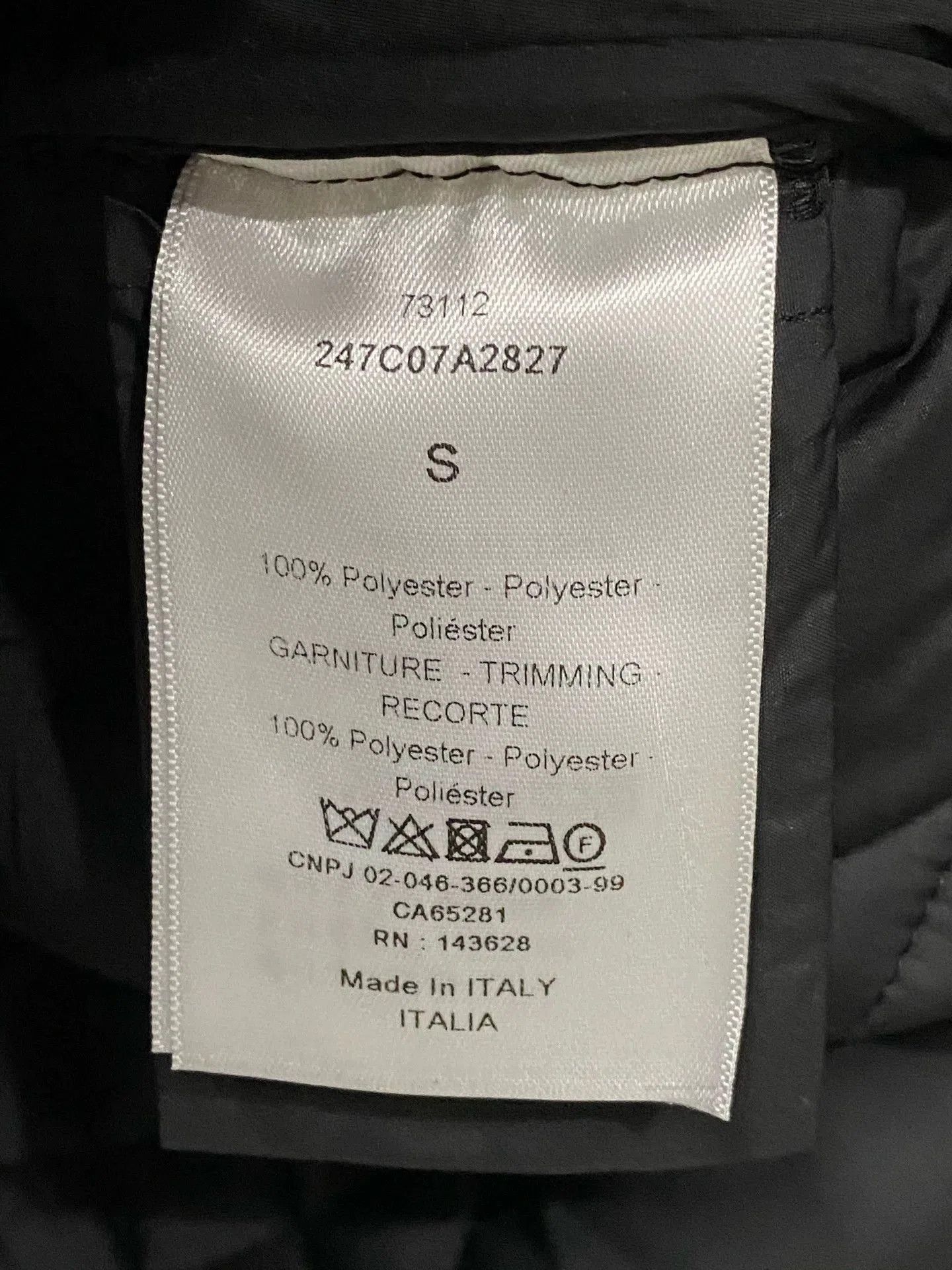 Dior Quilted Black Jacket with Front Pockets. Size US S / EU 44-46 / 1 - 6 Thumbnail