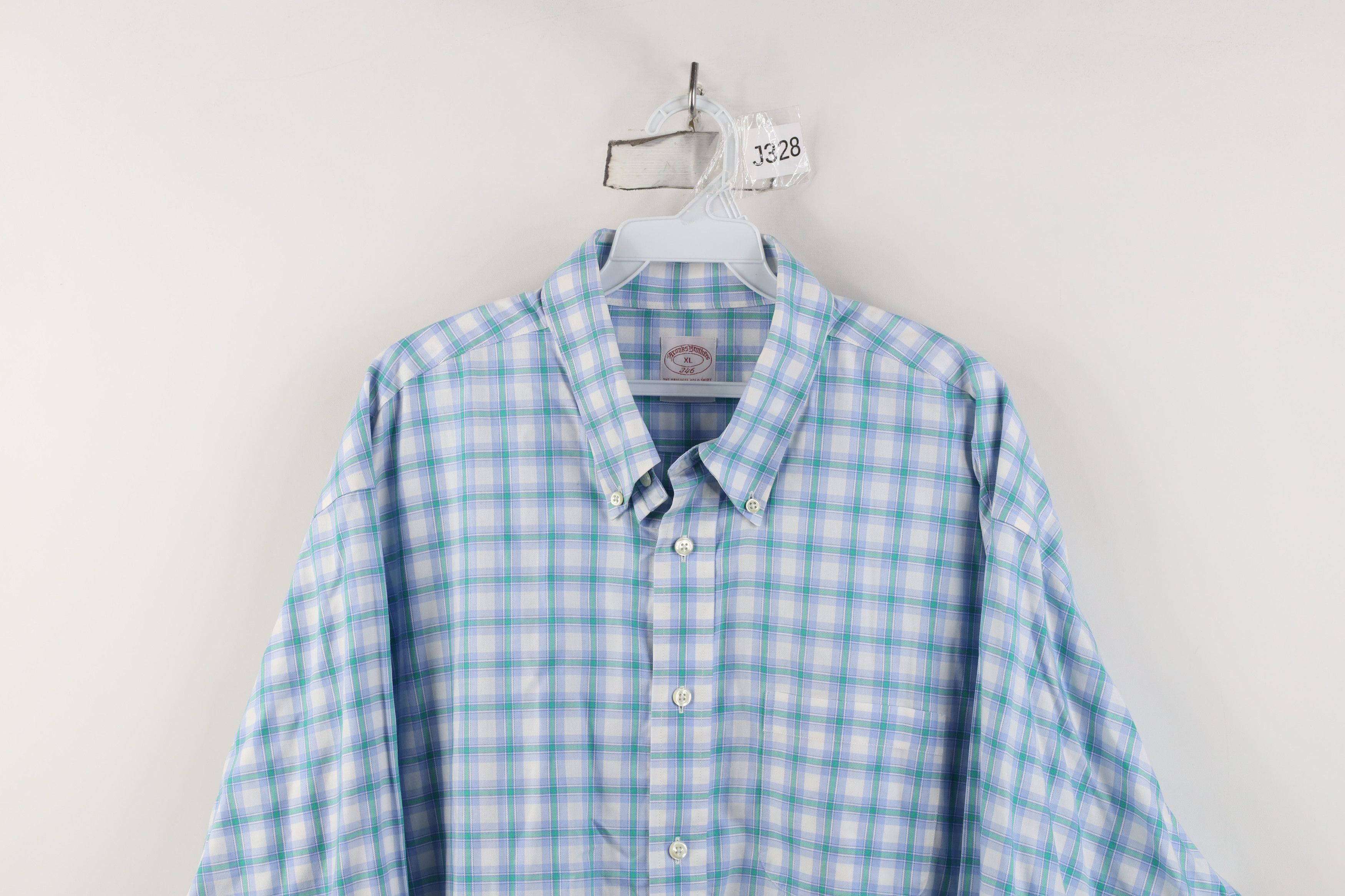 Brooks Brothers Vintage Brooks Brothers Cotton Button Down Shirt Plaid Size US XL / EU 56 / 4 - 2 Thumbnail