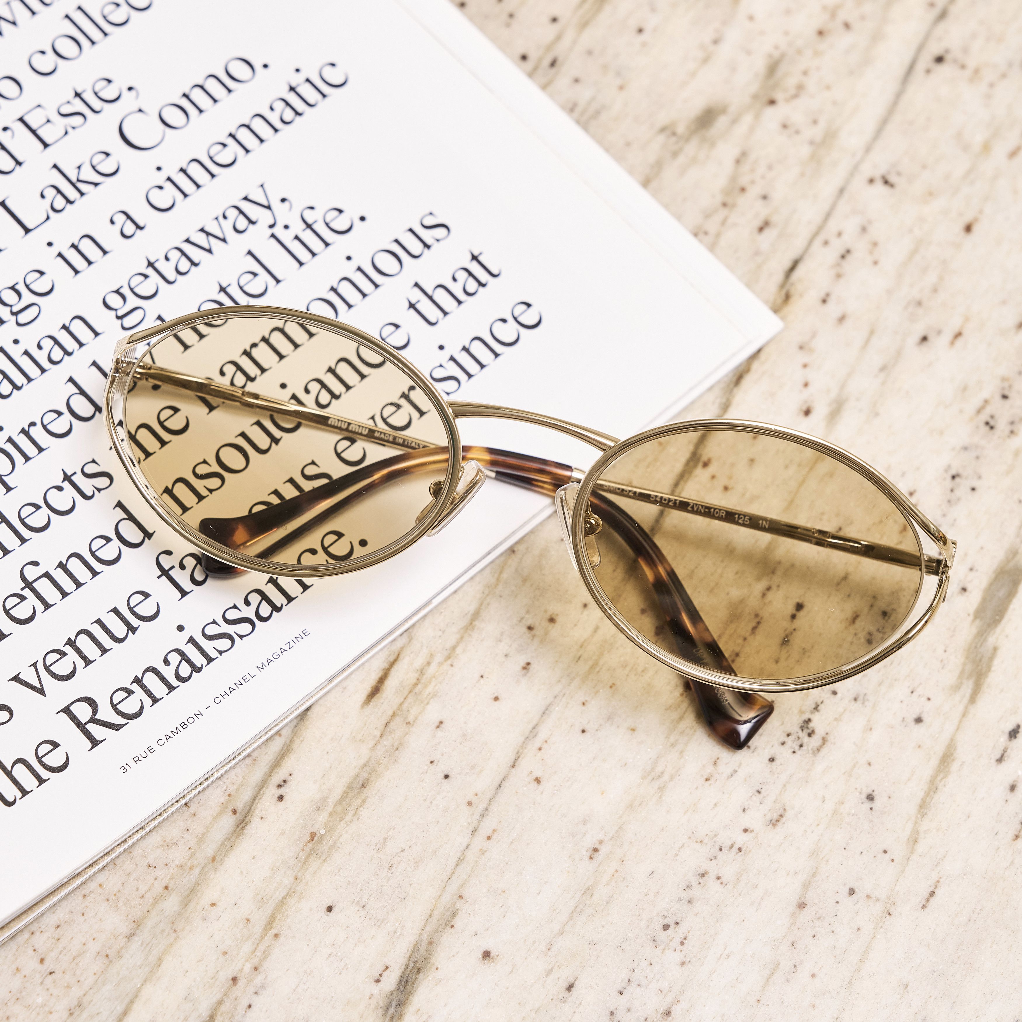 Miu Miu MIU MIU 52Y 5AK06S SUNGLASSES Size ONE SIZE - 2 Thumbnail