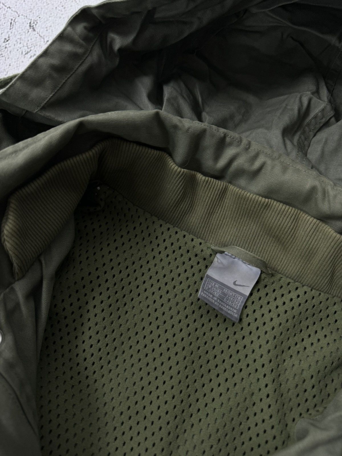 Nike × Vintage Nike Vintage Military Khaki Jacket Size US M / EU 48-50 / 2 - 7 Thumbnail