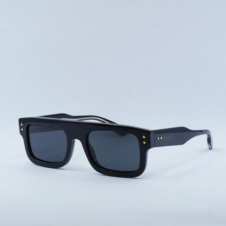 Gucci Gucci GG1085S 001 Sunglasses Black Square Frame, Grey Lenses Size ONE SIZE - 2 Thumbnail