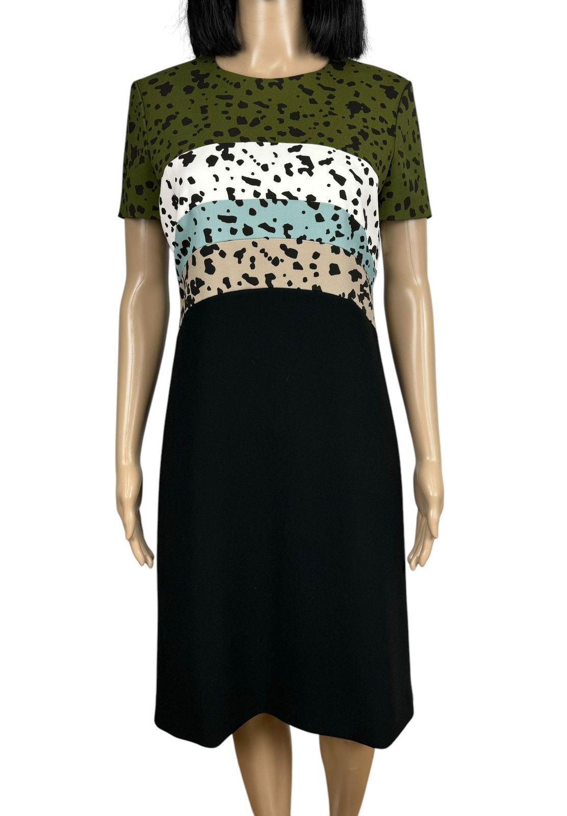 Escada Escada Viscose-Acetate Dress Knee-Length size DE36 IT42 Size M / US 6-8 / IT 42-44 - 3 Thumbnail