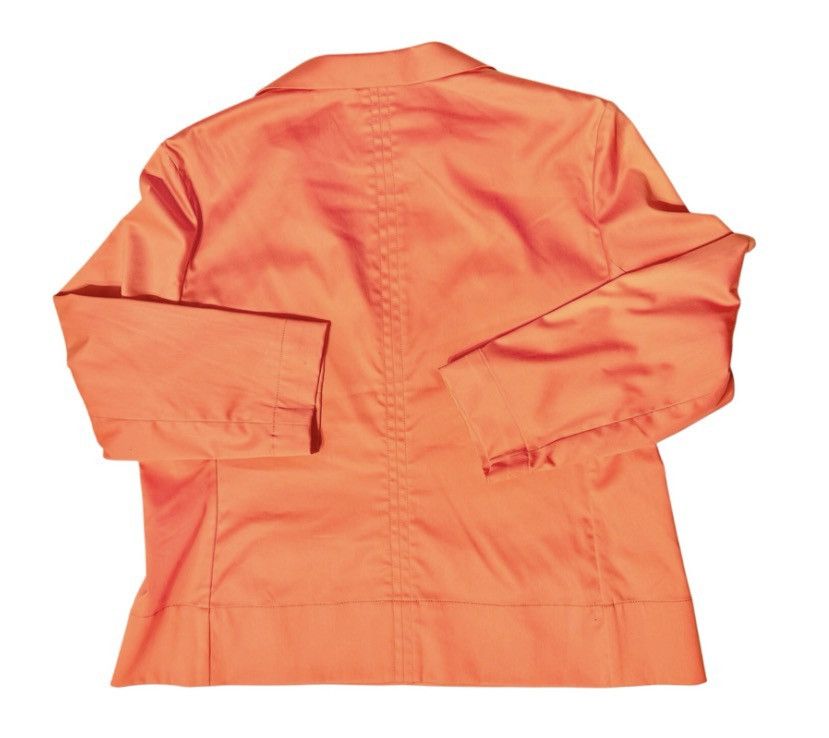Louis Feraud Vintage Louis Féraud Women’s Coral Blazer – Designer Jacket Size L / US 10 / IT 46 - 3 Thumbnail