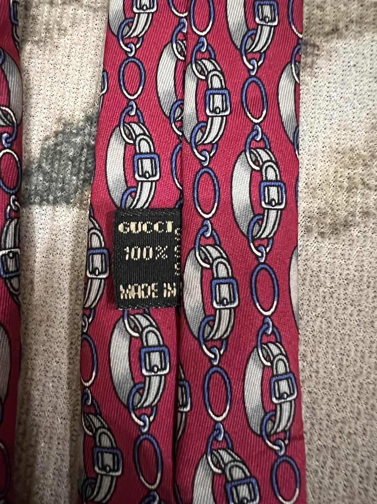 Gucci Gucci Silk Tie Size ONE SIZE - 6 Thumbnail