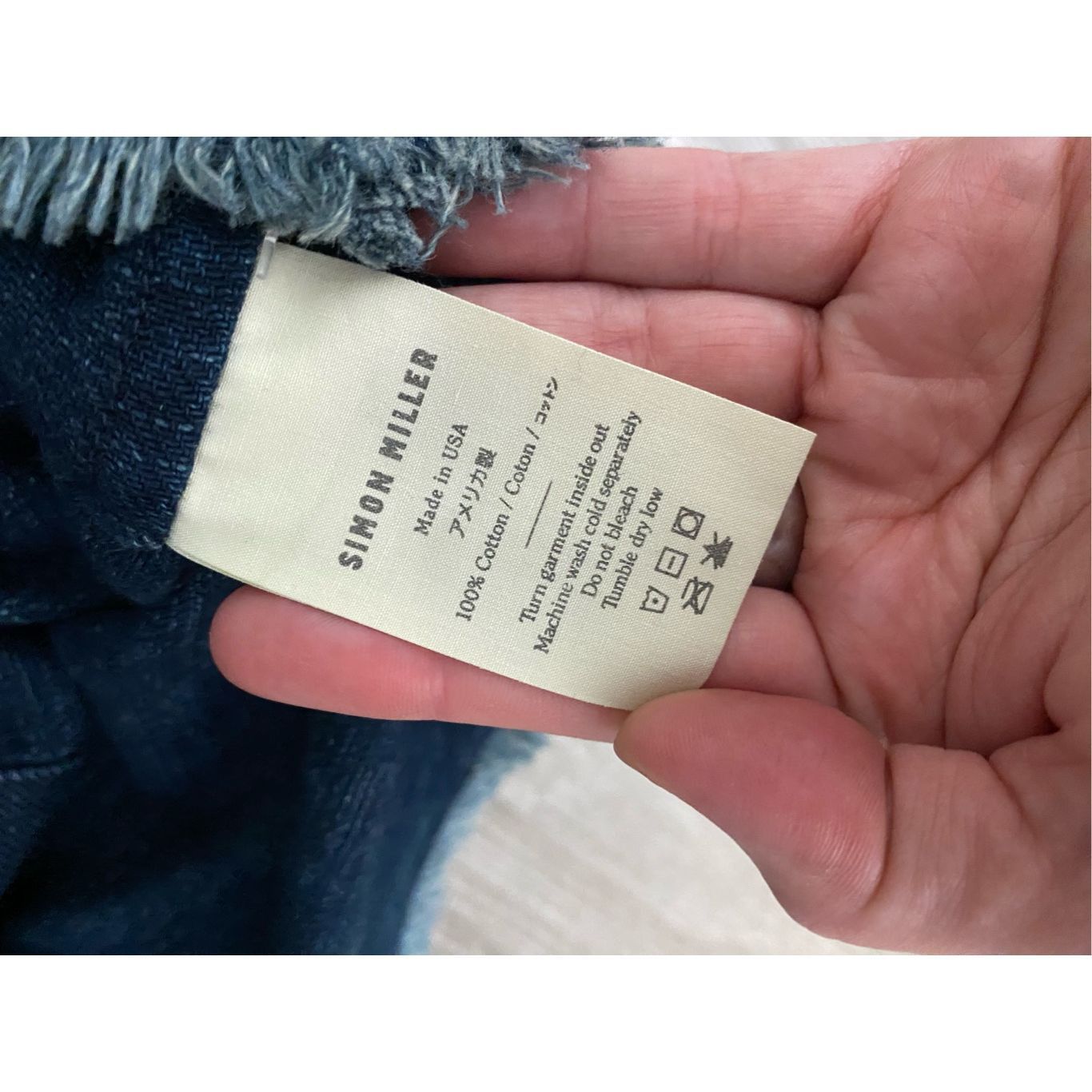 Simon Miller Simon Miller Denim Raw-Edged Short Sleeve Jean Jacket, Sz Me Size M / US 6-8 / IT 42-44 - 5 Thumbnail