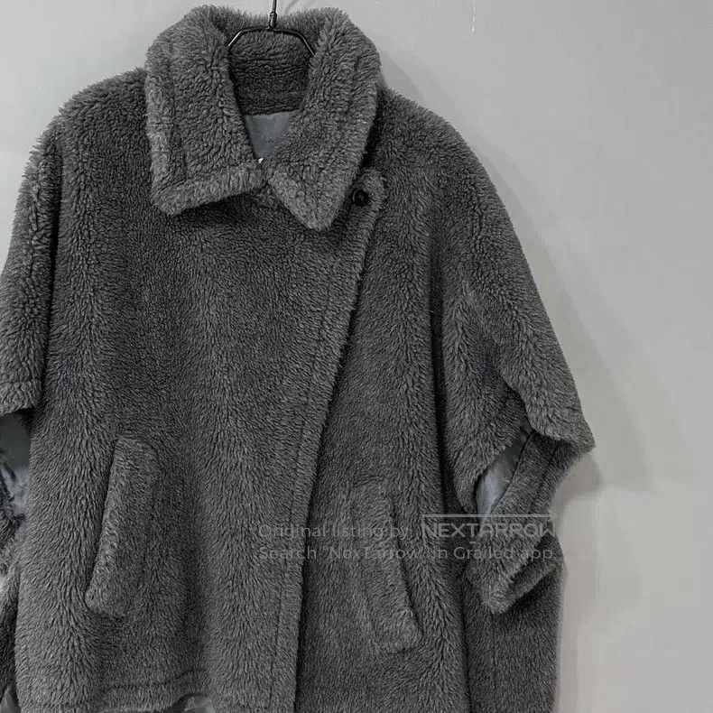 Max Mara Max Mara one-size-fits-all Gray Teddy Vest Jacket Size S / US 4 / IT 40 - 2 Thumbnail