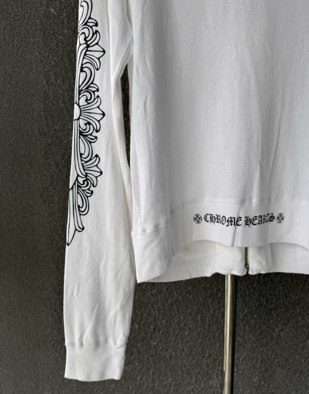 Chrome Hearts Chrome Hearts Vine Floral Arm Zip Cardigan Size US XL / EU 56 / 4 - 4 Thumbnail