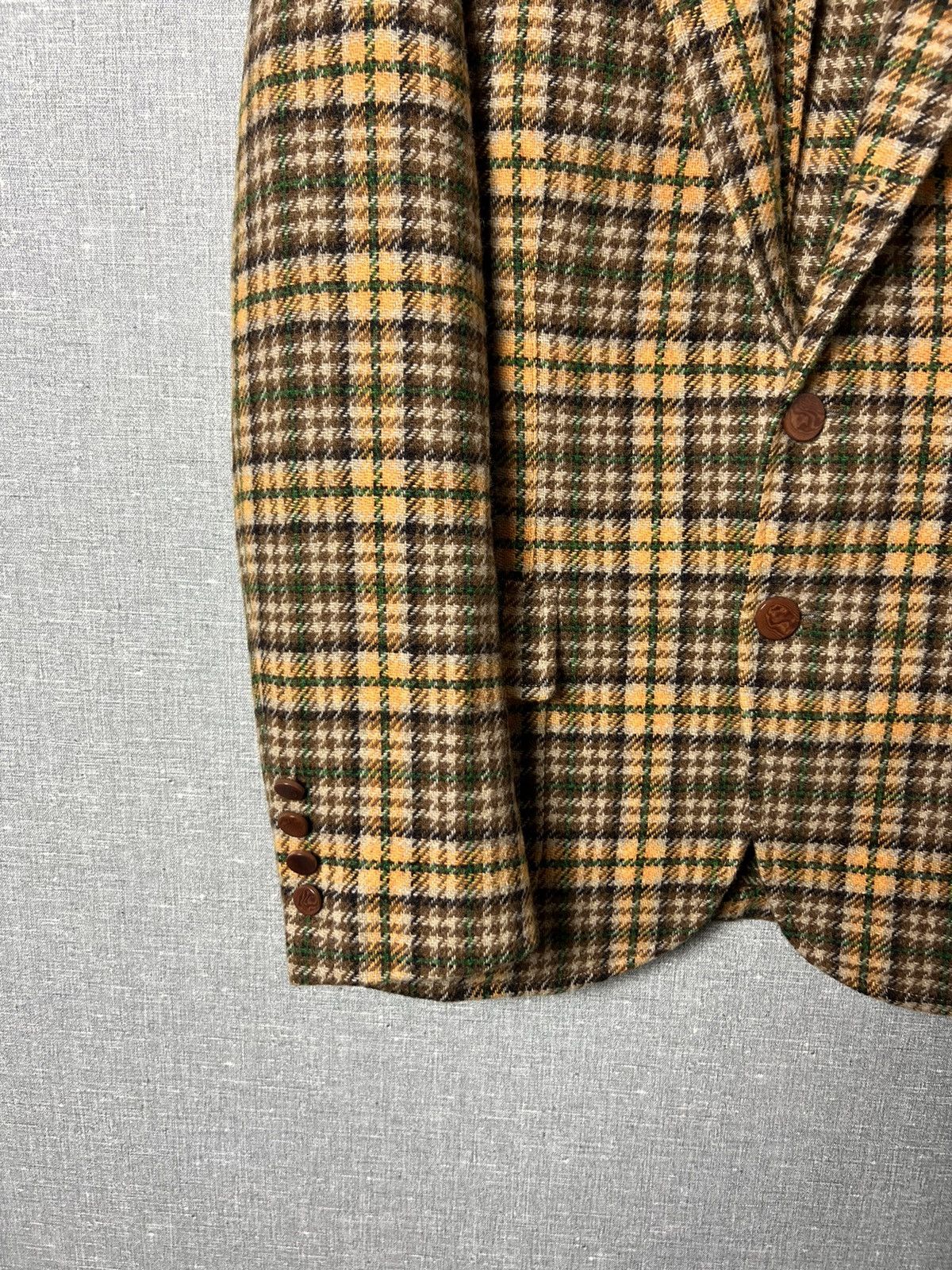 Doppiaa Rare Doppiiaa Aabenzio Tweed Checkered Blazer Jacket Size US M / EU 48-50 / 2 - 4 Thumbnail