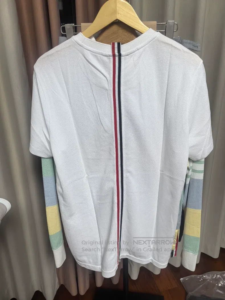 Thom Browne Thom Browne White Short Sleeve T-Shirt Size US M / EU 48-50 / 2 - 1 Thumbnail